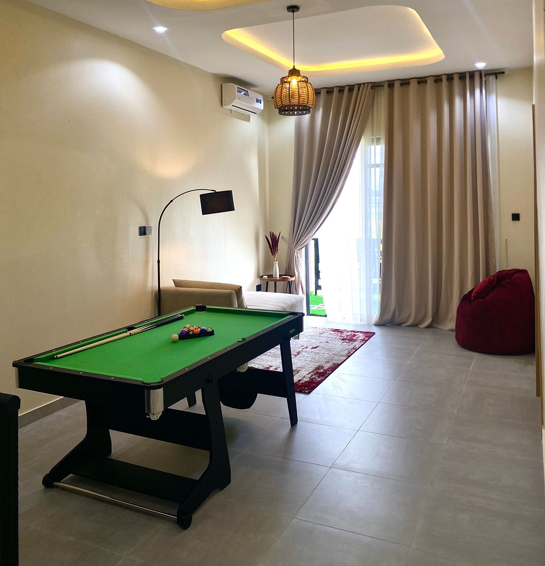 Exclusive Game Lounge & Balcony View